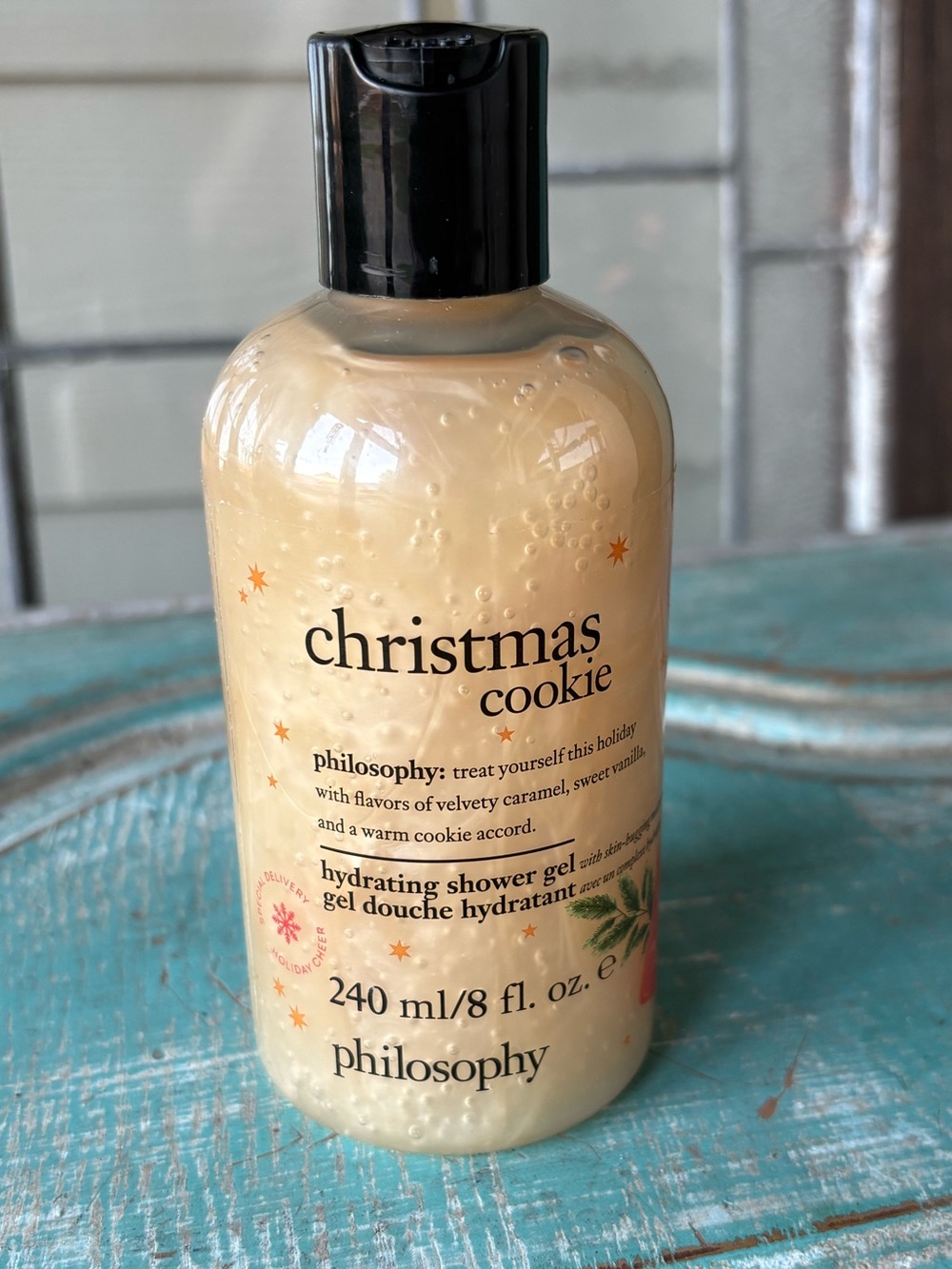 Philosophy Christmas Cookie Hydrating Shower Gel 8 fl oz Caramel Vanilla Cookie